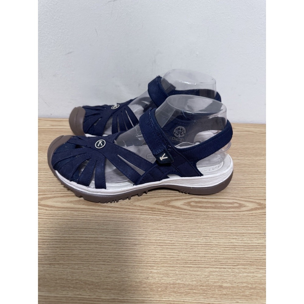 Keen Rose Sandals Navy Blue Brown Water Hiking Sport Shoes Womens Size 7